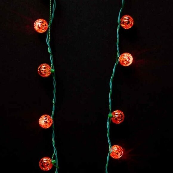 Halloween Light-Up String of Jack-O’-Lanterns Necklaces - 4 Pack - Picture 3 of 4